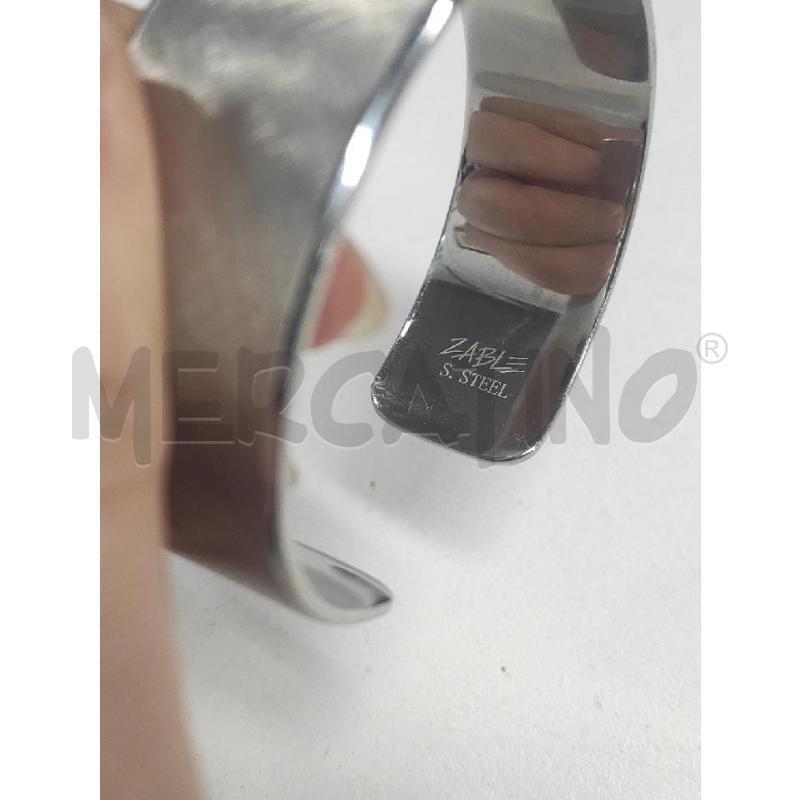 BRACCIALE RIGIDO ZABLE ACCIAIO | Mercatino dell'Usato Salerno torrione 2