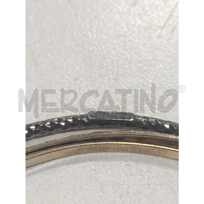 BRACCIALE TRIPLO CON PENDENTE CRISTALLO NERO  | Mercatino dell'Usato Salerno torrione 2
