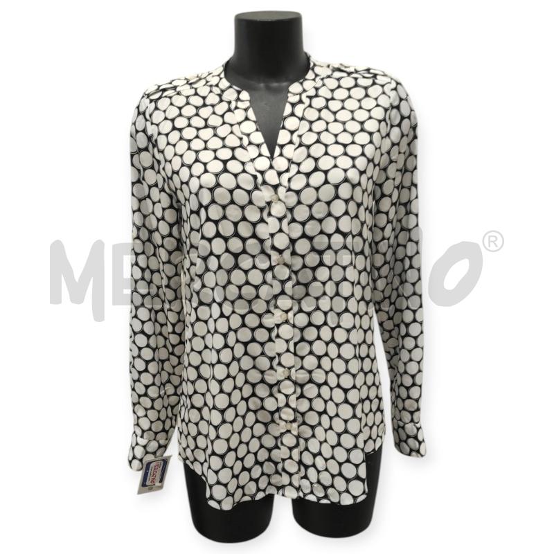 CAMICIA DONNA CALVIN KLEIN NERA POIS BIANCHI TG. S | Mercatino dell'Usato Salerno torrione 1