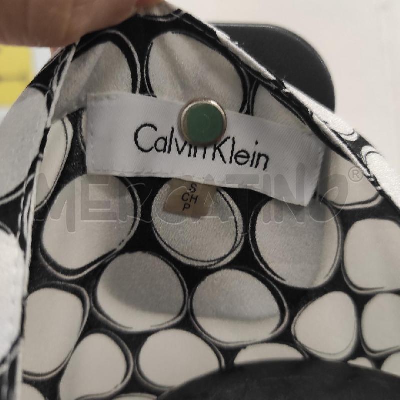 CAMICIA DONNA CALVIN KLEIN NERA POIS BIANCHI TG. S | Mercatino dell'Usato Salerno torrione 2