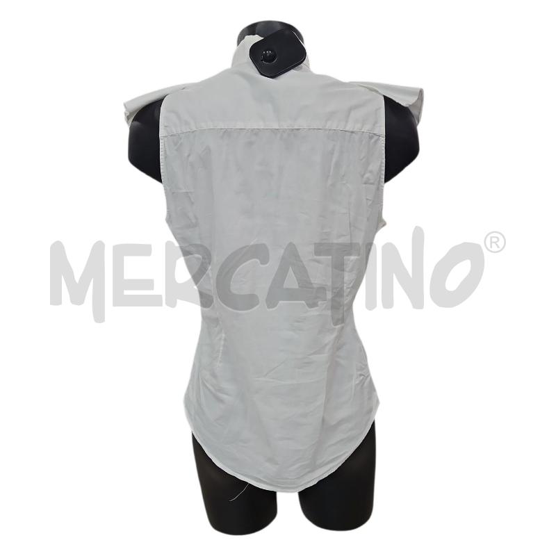 CAMICIA DONNA CAMOMILLA BIANCA SMANICATA ROUCHES TG. 48 | Mercatino dell'Usato Salerno torrione 2