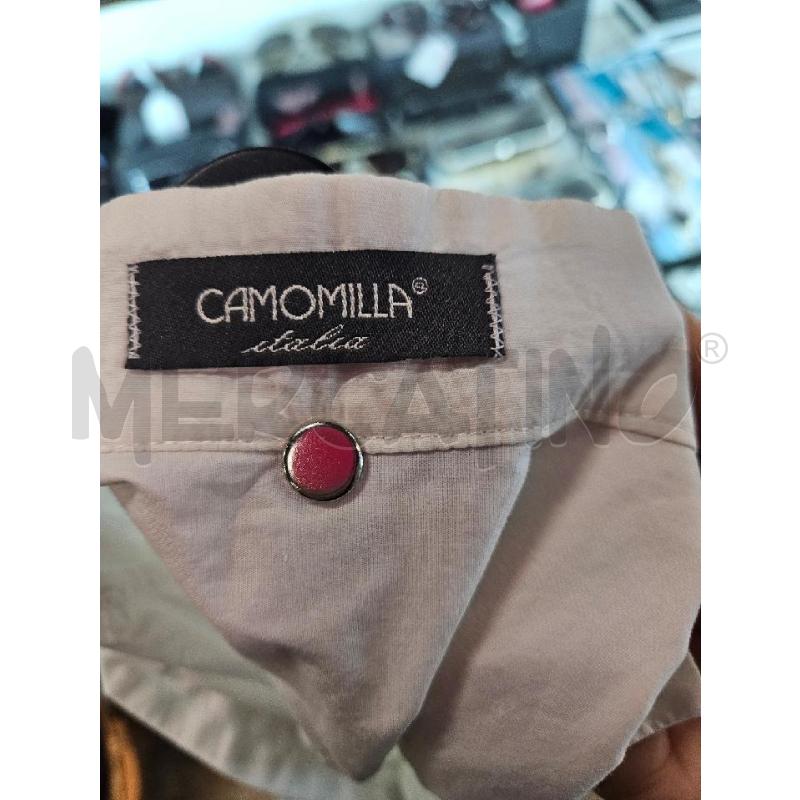 CAMICIA DONNA CAMOMILLA BIANCA SMANICATA ROUCHES TG. 48 | Mercatino dell'Usato Salerno torrione 3