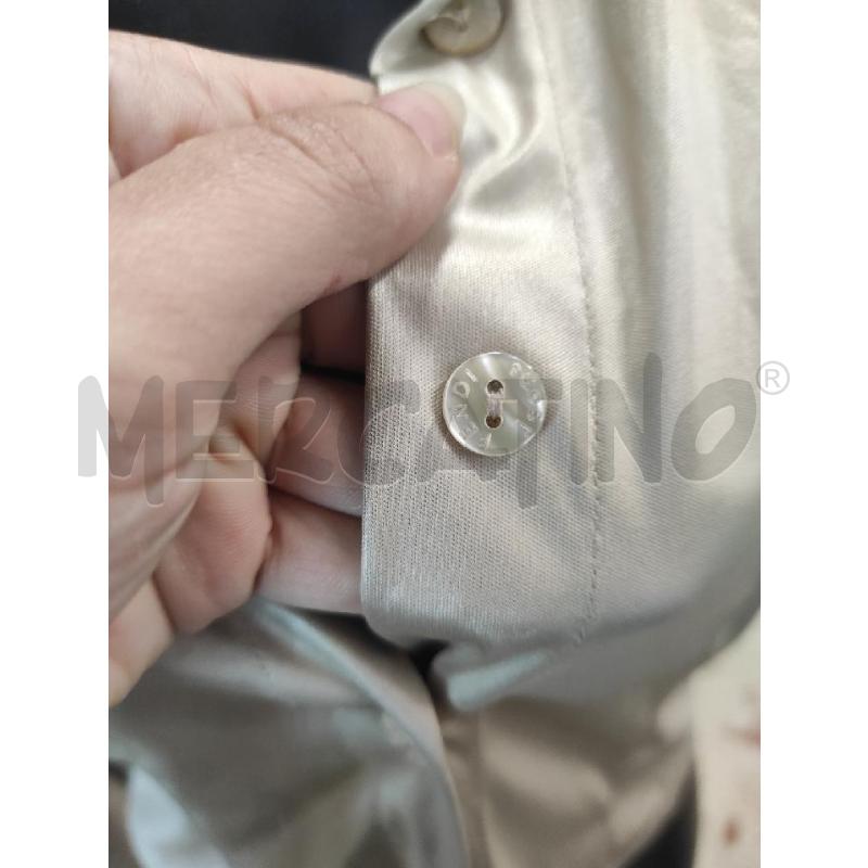 CAMICIA DONNA FENDI BEIGE LUCIDA SMANICATA TG. 42 | Mercatino dell'Usato Salerno torrione 3