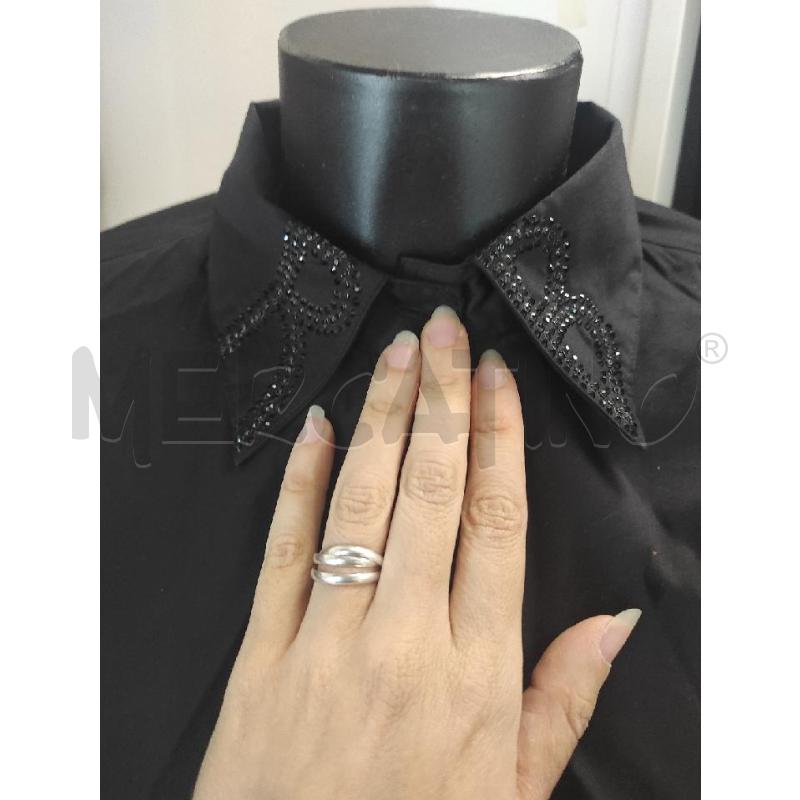 CAMICIA DONNA ROCCO BAROCCO NERA TG. 48 | Mercatino dell'Usato Salerno torrione 2