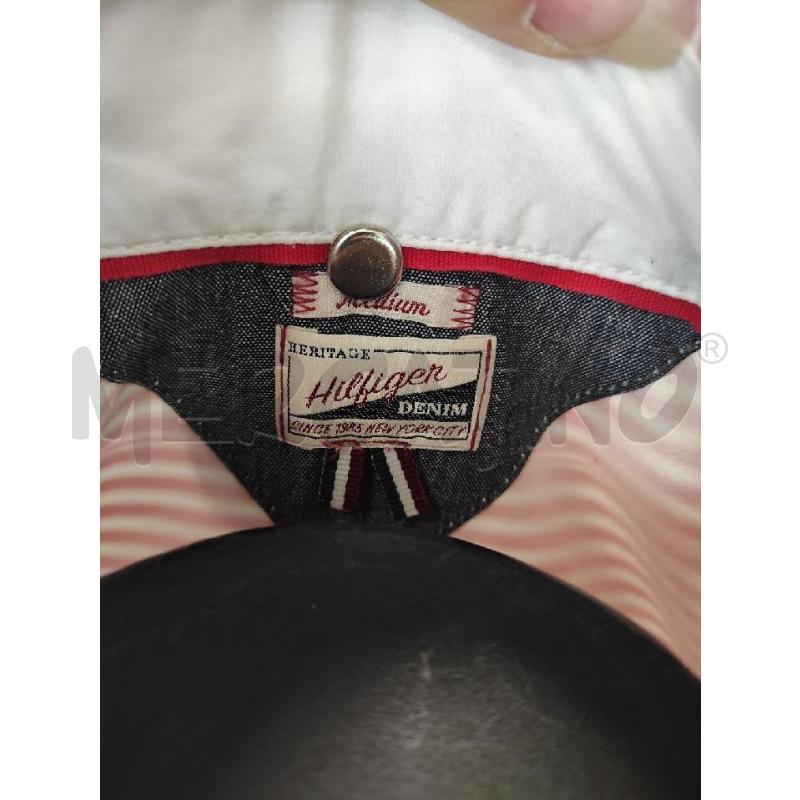 CAMICIA DONNA TOMMY HILFIGER RIGHE ROSA TG.M | Mercatino dell'Usato Salerno torrione 2