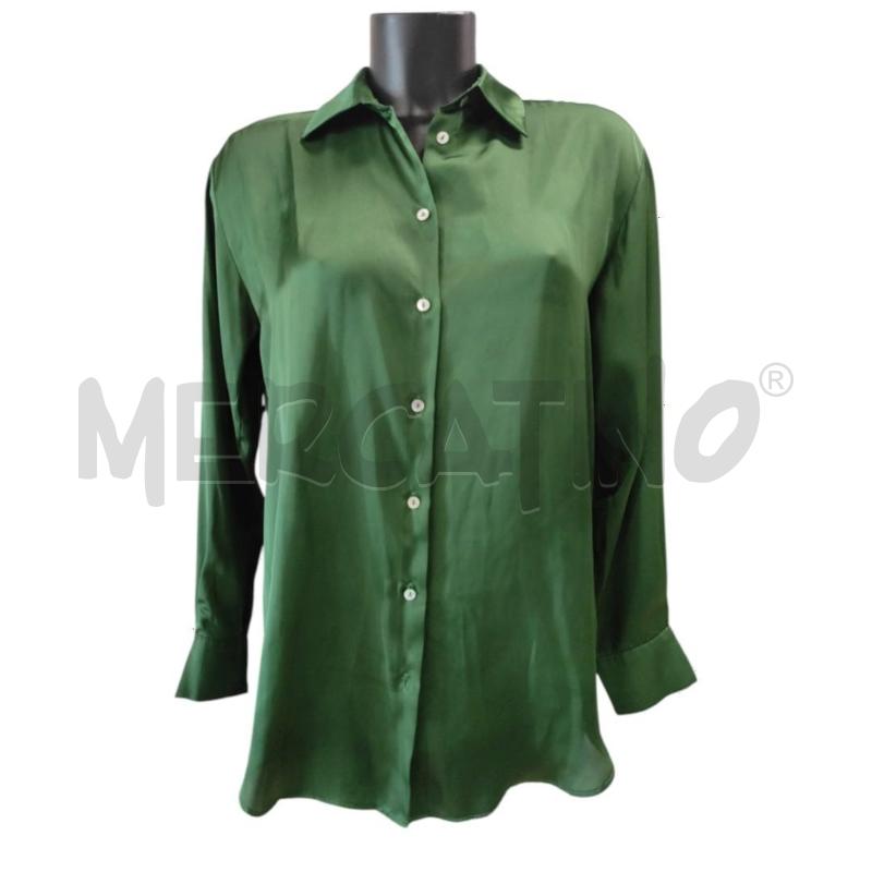 CAMICIA DONNA ZARA VERDE BOTTIGLIA TG. XS | Mercatino dell'Usato Salerno torrione 1