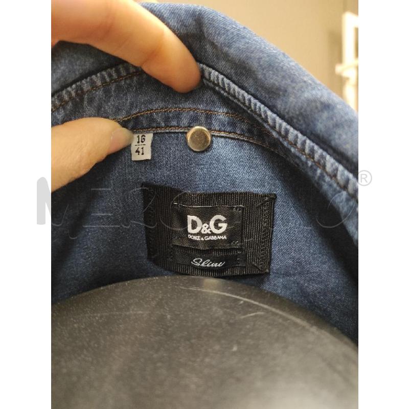 CAMICIA JEANS UOMO DOLCE E GABBANA TG. 41 | Mercatino dell'Usato Salerno torrione 2
