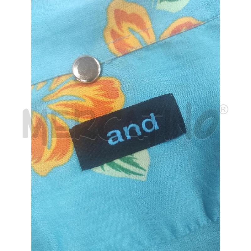 CAMICIA UOMO AND AZZURRA FANT FIORI TG 41 | Mercatino dell'Usato Salerno torrione 3