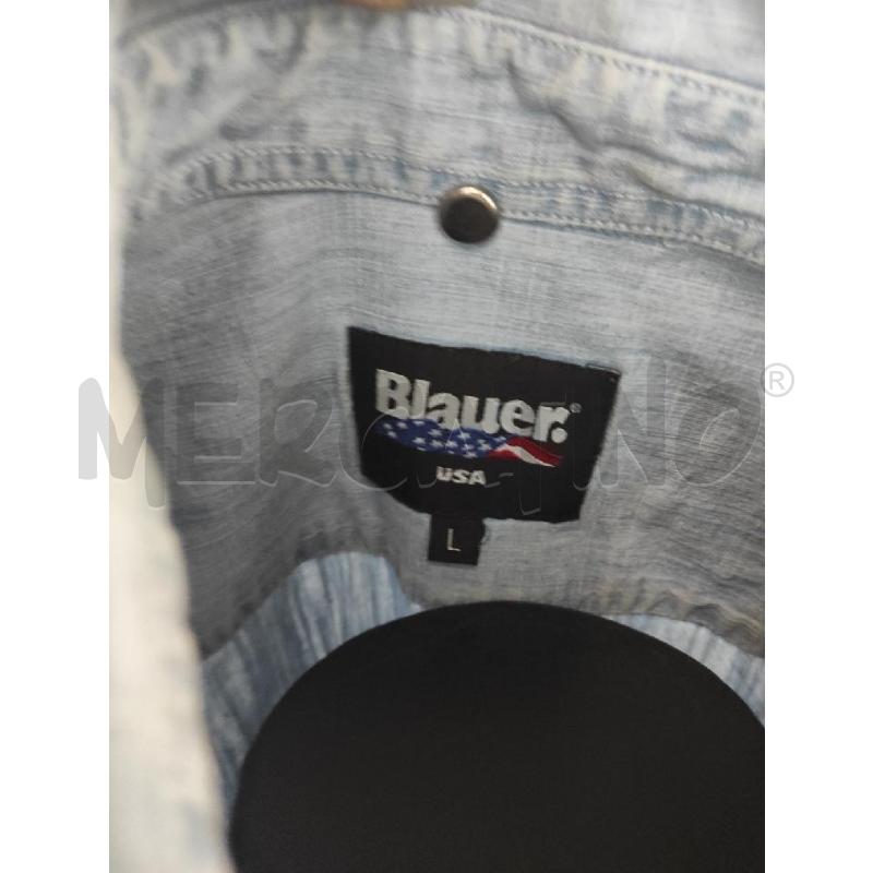 CAMICIA UOMO BLAUER JEANS MANICHE CORTE TG.L | Mercatino dell'Usato Salerno torrione 2