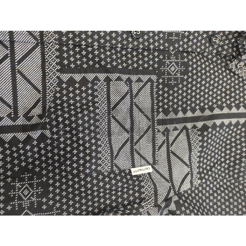 CAMICIA UOMO CARHARTT NERO FANTASIA BIANCA MANICHE CORTE TG. XS | Mercatino dell'Usato Salerno torrione 2