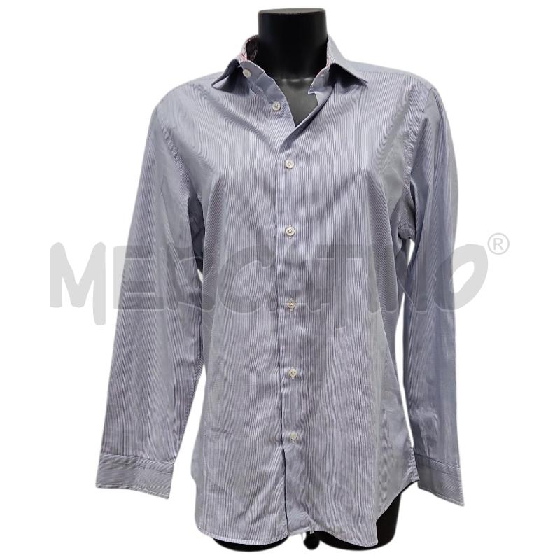 CAMICIA UOMO MICHAEL COAL CELESTE QUADRETTINI TG. 41 | Mercatino dell'Usato Salerno torrione 1