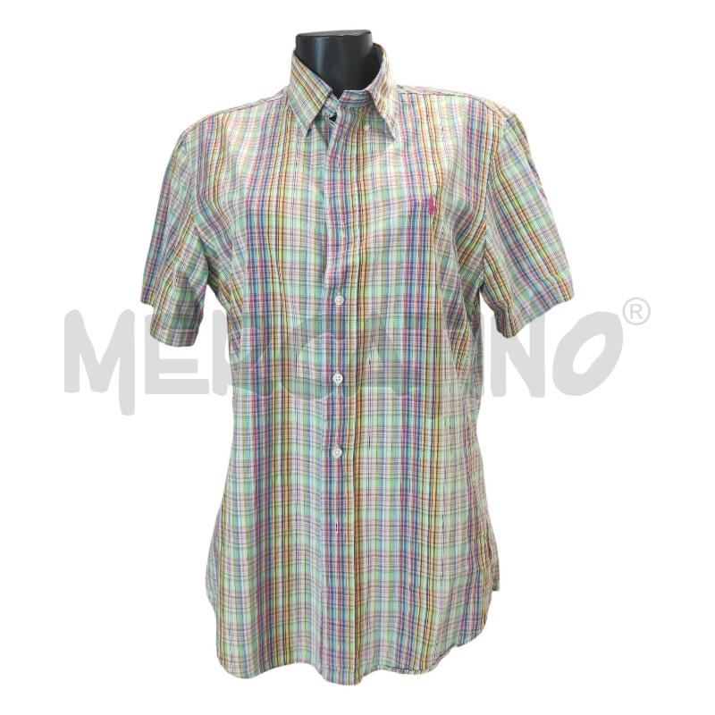 CAMICIA UOMO POLO RALPH LAUREN QUADRI VERDI TG M  | Mercatino dell'Usato Salerno torrione 1