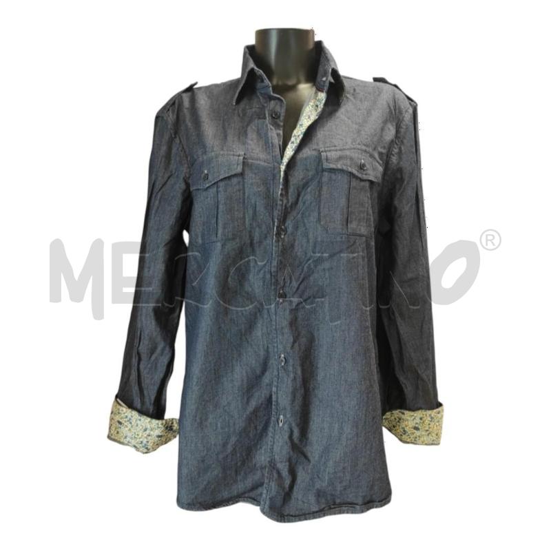 CAMICIA UOMO TRUSSARDI DENIM TG. L  | Mercatino dell'Usato Salerno torrione 1