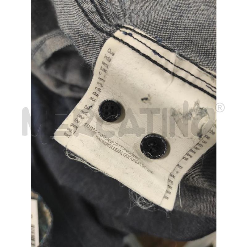 CAMICIA UOMO TRUSSARDI DENIM TG. L  | Mercatino dell'Usato Salerno torrione 4