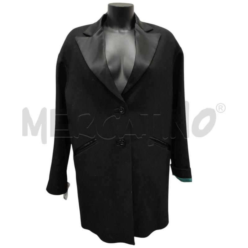 CAPPOTTO DONNA PINKO NERO COLLO RASO TG. 42 | Mercatino dell'Usato Salerno torrione 1