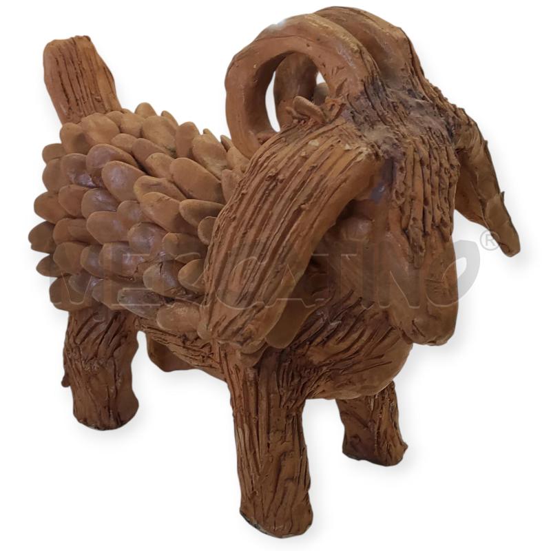 CAPRA IN CERAMICA NON DIPINTA | Mercatino dell'Usato Salerno torrione 1