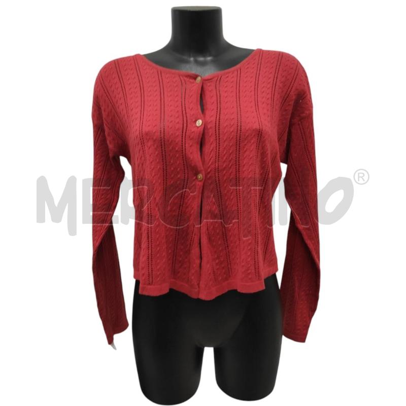 CARDIGAN DONNA KRIZIA MATTONE TRAFORATO TG. 46 | Mercatino dell'Usato Salerno torrione 1