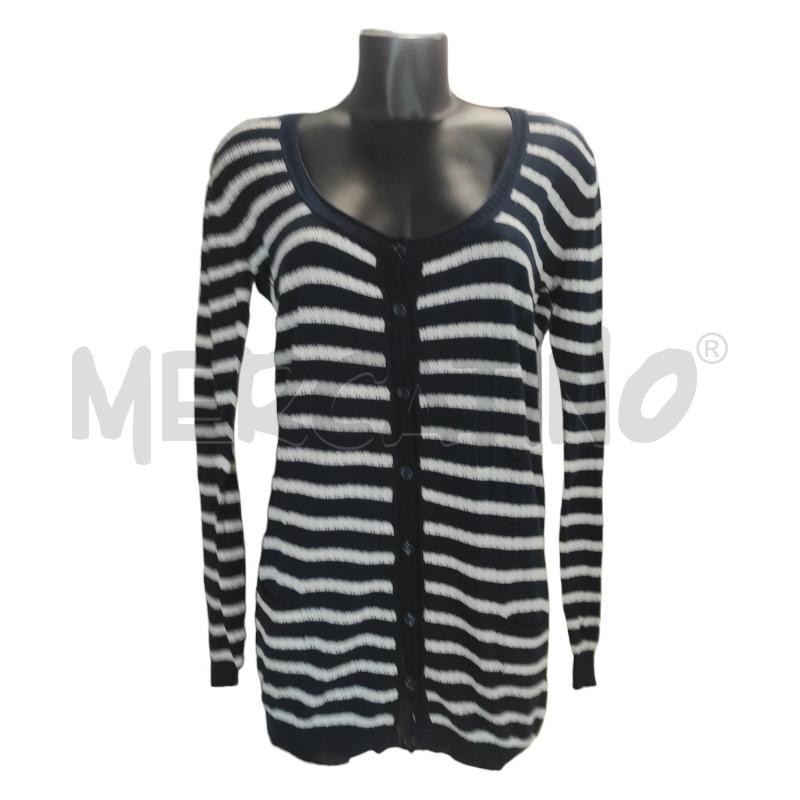CARDIGAN DONNA MAX&CO. RIGHE BLU BIANCHE TG. L | Mercatino dell'Usato Salerno torrione 1