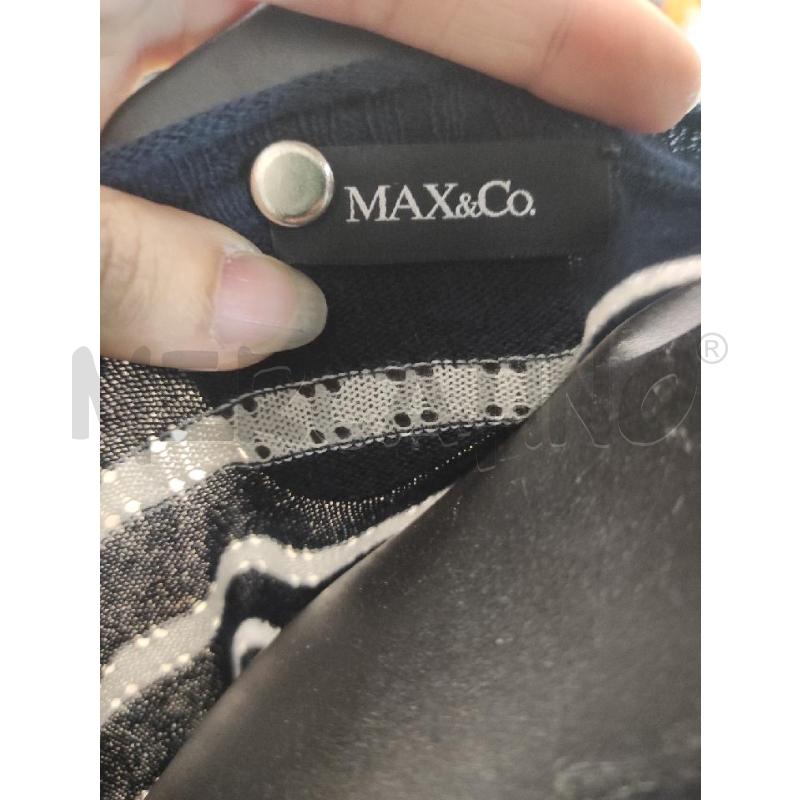 CARDIGAN DONNA MAX&CO. RIGHE BLU BIANCHE TG. L | Mercatino dell'Usato Salerno torrione 2