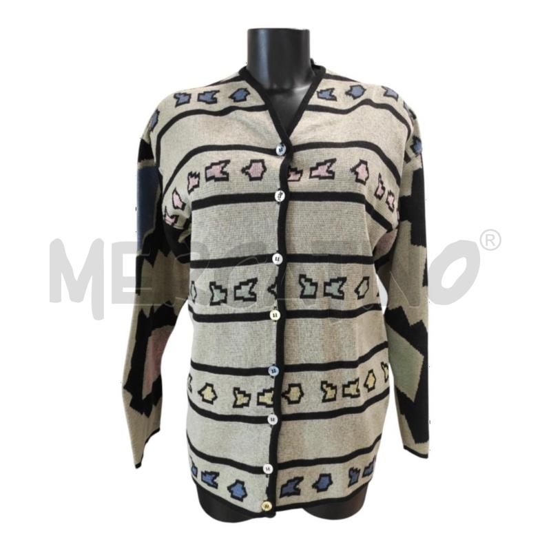 CARDIGAN DONNA POUR TOI VERDE ROSA S OVER  | Mercatino dell'Usato Salerno torrione 1