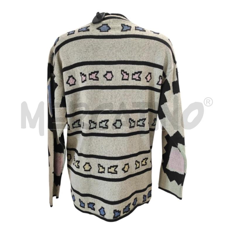 CARDIGAN DONNA POUR TOI VERDE ROSA S OVER  | Mercatino dell'Usato Salerno torrione 2