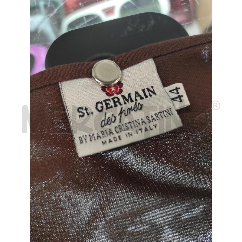 CARDIGAN DONNA ST. GERMAIN MARRONE FIOCCO G.44 | Mercatino dell'Usato Salerno torrione 3