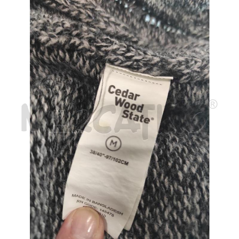 CARDIGAN UOMO CEDAR WOOD STATE GRIGIO TG M  | Mercatino dell'Usato Salerno torrione 4