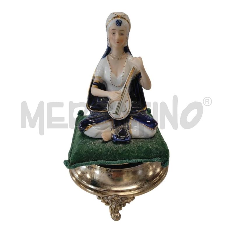 CARILLON IN CERAMICA CON BASE IN METALLO  | Mercatino dell'Usato Salerno torrione 1