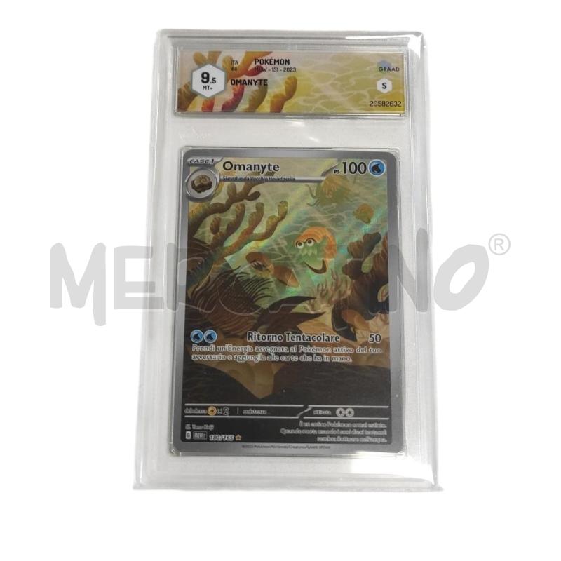 CARTA POKEMON OMANYTE AR 151 ITA GRAAD 9.5 | Mercatino dell'Usato Salerno torrione 1