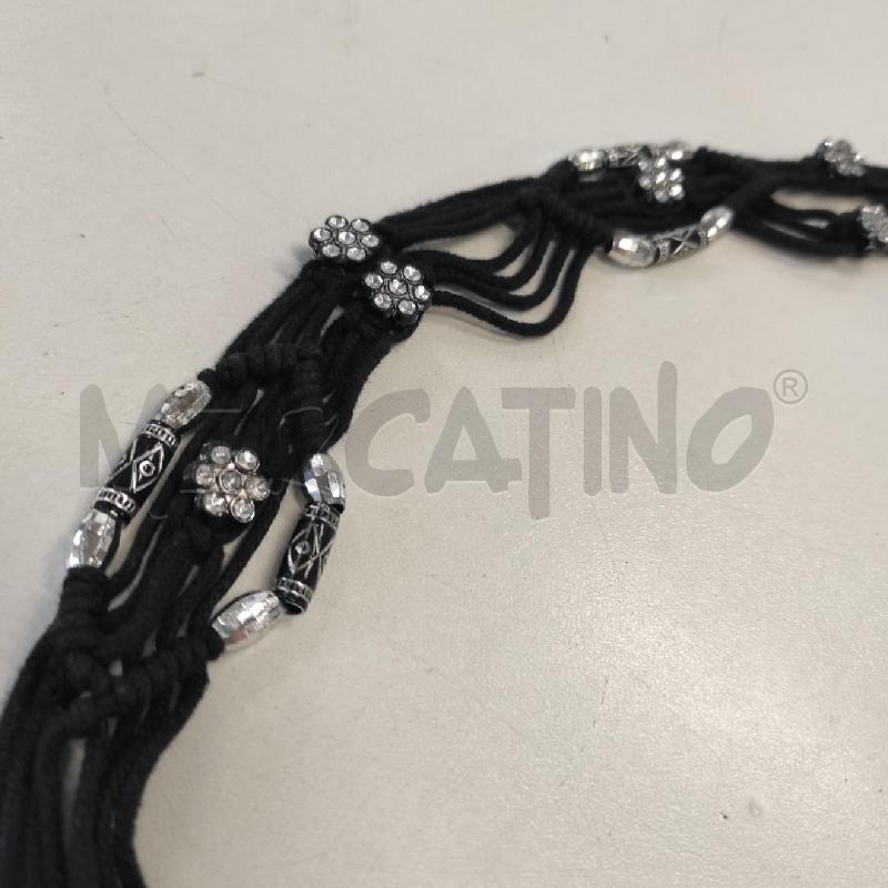 CINTURA DONNA TRUSSARDI CORDA NERA INTRECCIATA CHARM ETNICI | Mercatino dell'Usato Salerno torrione 3