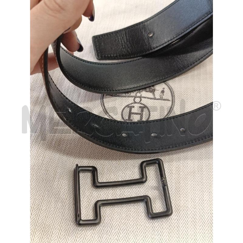 CINTURA UOMO HERMES TONIGHT REVERSIBILE CON DUSTBAG TG. 95  | Mercatino dell'Usato Salerno torrione 4
