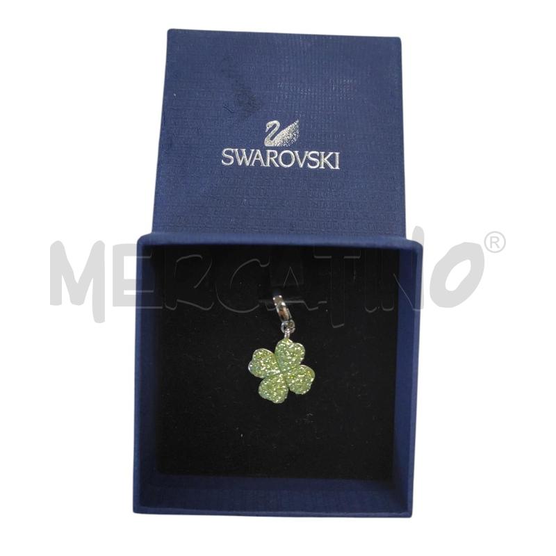 CIONDOLO SWAROVSKI QUADRIFOGLIO CON SCATOLA | Mercatino dell'Usato Salerno torrione 1