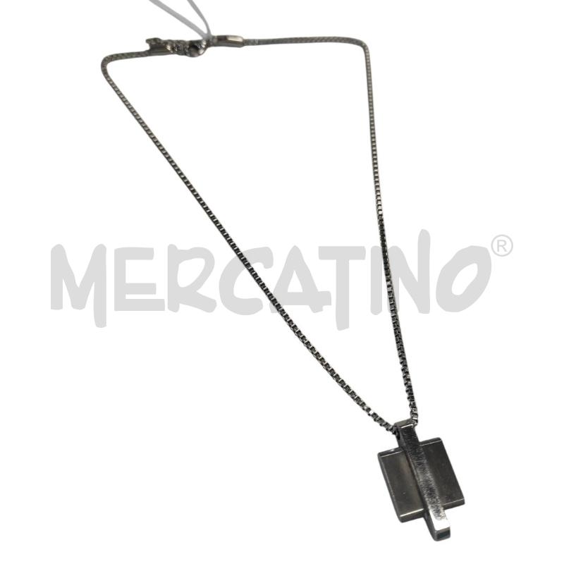 COLLANA BREIL UOMO CON CIONDOLO QUADRATO | Mercatino dell'Usato Salerno torrione 1