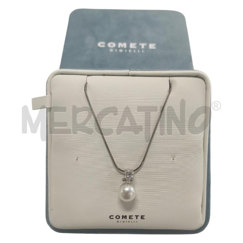 COLLANA COMETE PERLA CON BRILLANTINO SCATOLA | Mercatino dell'Usato Salerno torrione 1