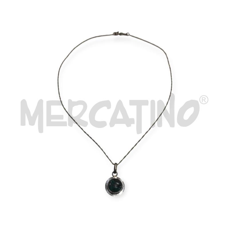 COLLANA CON CIONDOLO PIETRA VERDE | Mercatino dell'Usato Salerno torrione 1