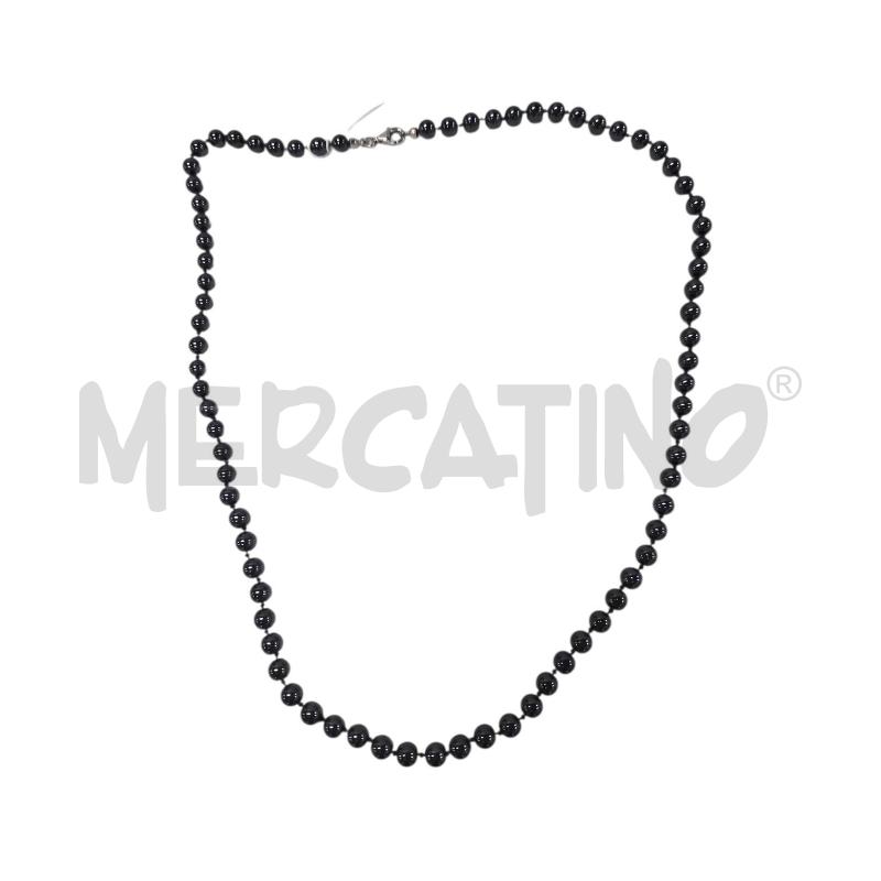 COLLANA PERLINE NERE | Mercatino dell'Usato Salerno torrione 1