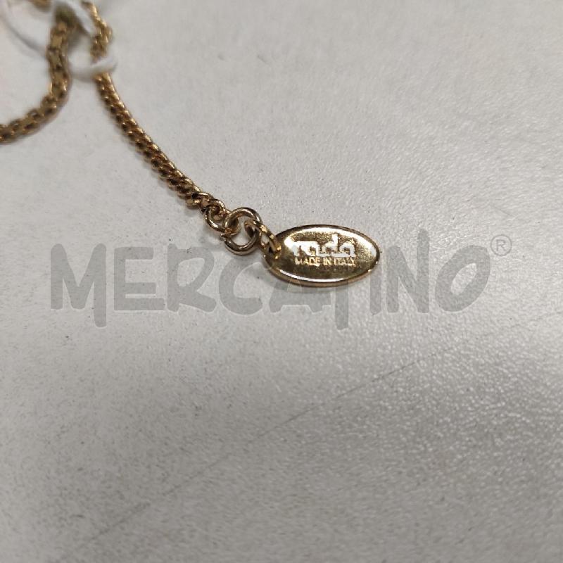 COLLANA RADÀ FIORE NERO E TIFFANY CON FOGLIA | Mercatino dell'Usato Salerno torrione 3