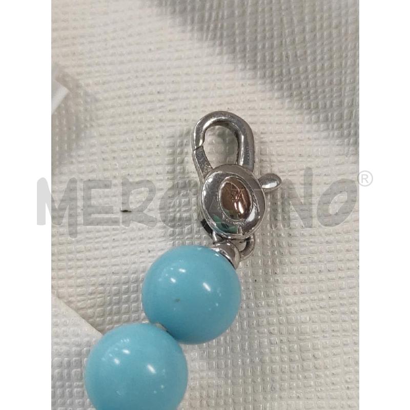 COLLANA YUKIKO PERLA E PERLINE CELESTI | Mercatino dell'Usato Salerno torrione 2
