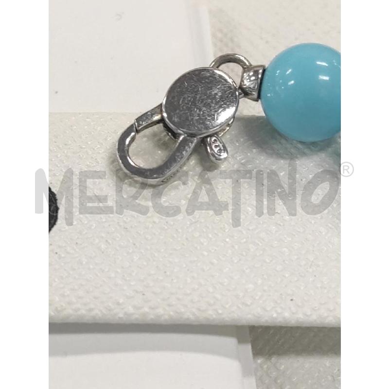 COLLANA YUKIKO PERLA E PERLINE CELESTI | Mercatino dell'Usato Salerno torrione 3