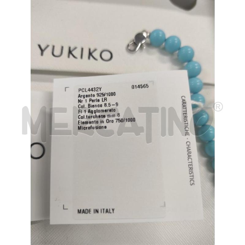 COLLANA YUKIKO PERLA E PERLINE CELESTI | Mercatino dell'Usato Salerno torrione 4