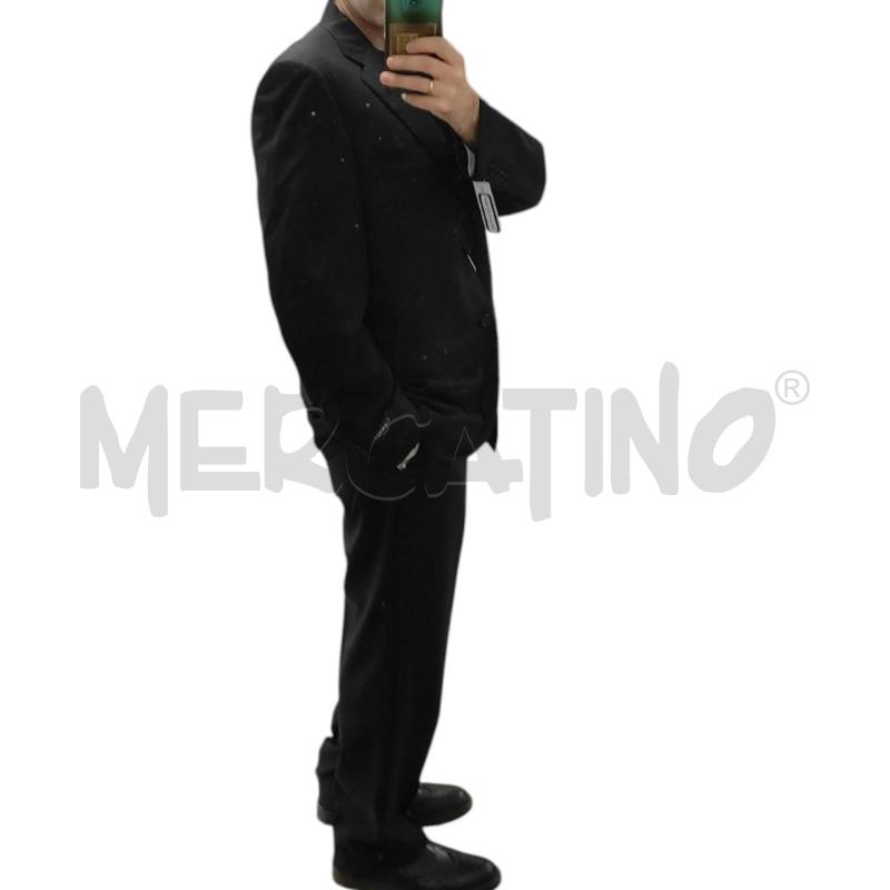 COMPLETO UOMO CANALI NERO GESSATO TG. 48  | Mercatino dell'Usato Salerno torrione 3