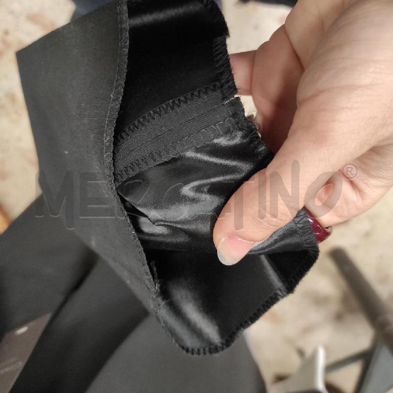 COMPLETO UOMO GINO SARTORE NERO TG. 50 CON STRASS PIUME DI STRUZZO  | Mercatino dell'Usato Salerno torrione 4