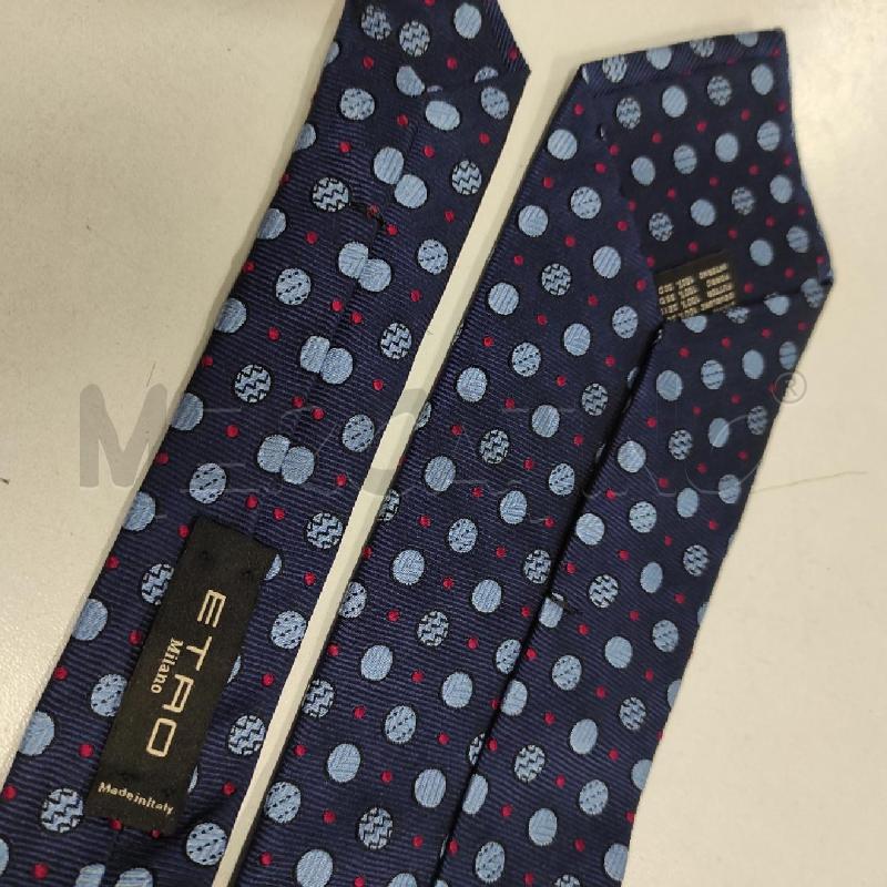 CRAVATTA ETRO BLU CON SFERE AZZURRE | Mercatino dell'Usato Salerno torrione 2