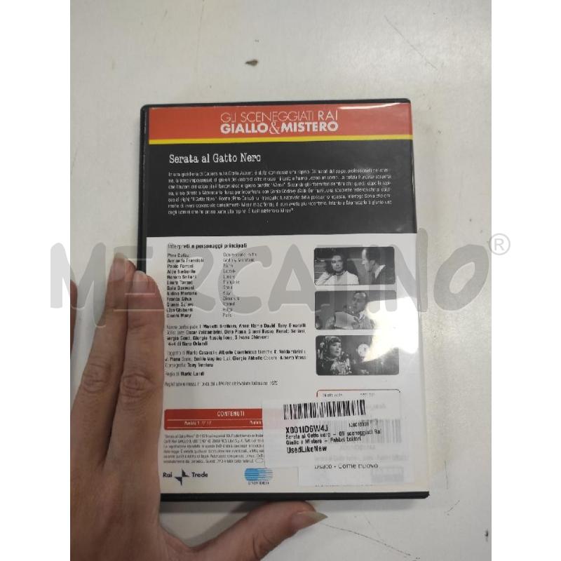 DVD SCENEGGIATO RAI SERATA AL GATTO NERO - PUNTATA 1 E 2 | Mercatino dell'Usato Salerno torrione 2