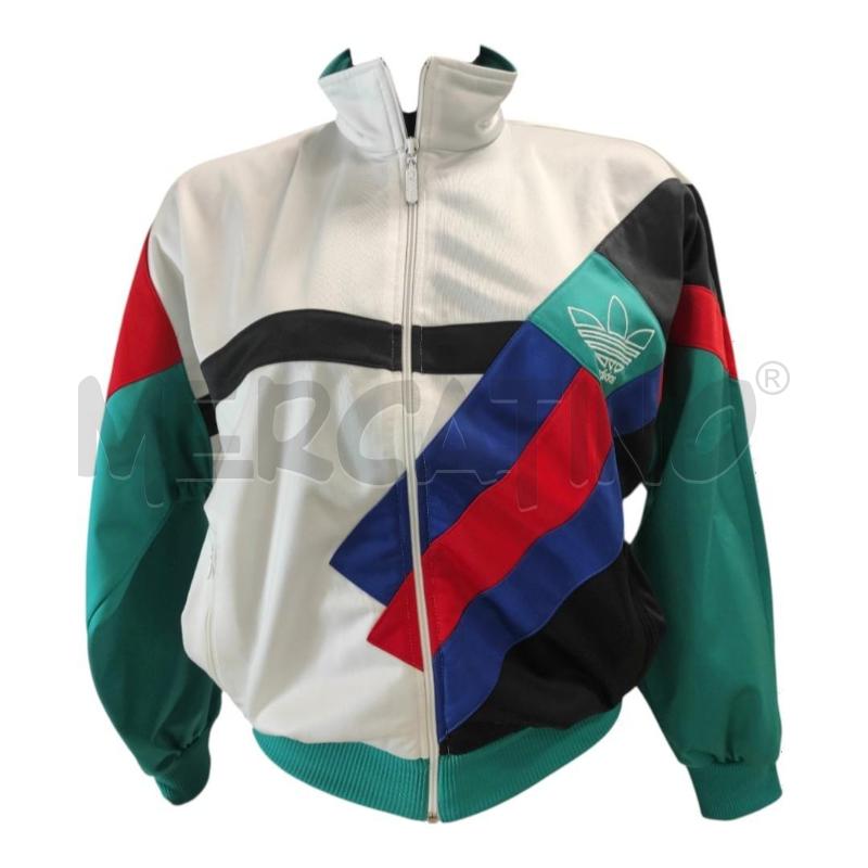 FELPA BAMBINO ADIDAS BIANCO VERDE ROSSO NERO BLU TG.12 | Mercatino dell'Usato Salerno torrione 1