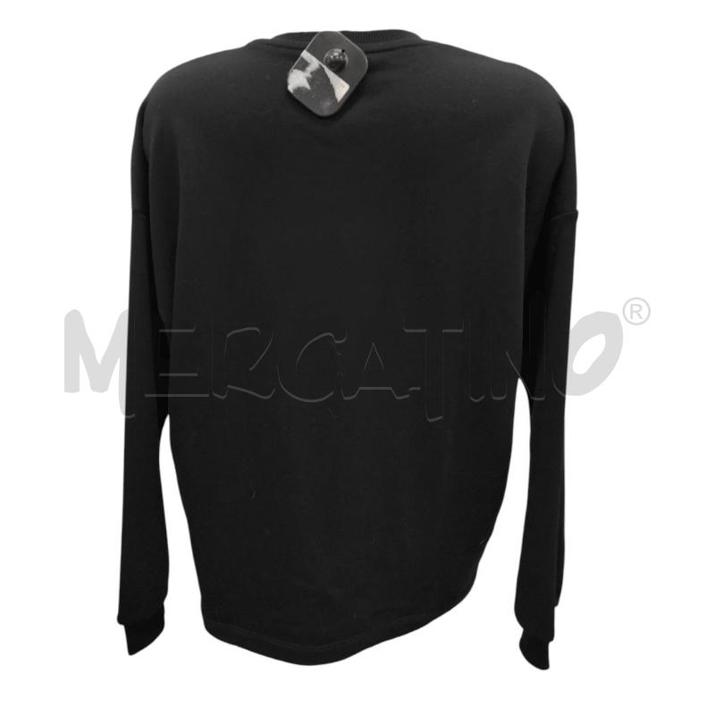 FELPA DONNA INTREND NERA STAMPA NEW YORK TG. M OVER | Mercatino dell'Usato Salerno torrione 2
