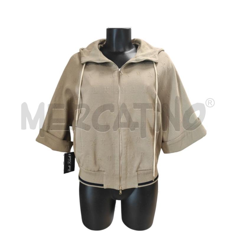 FELPA DONNA MAX MARA BEIGE ZIP LOGATA TG S | Mercatino dell'Usato Salerno torrione 1