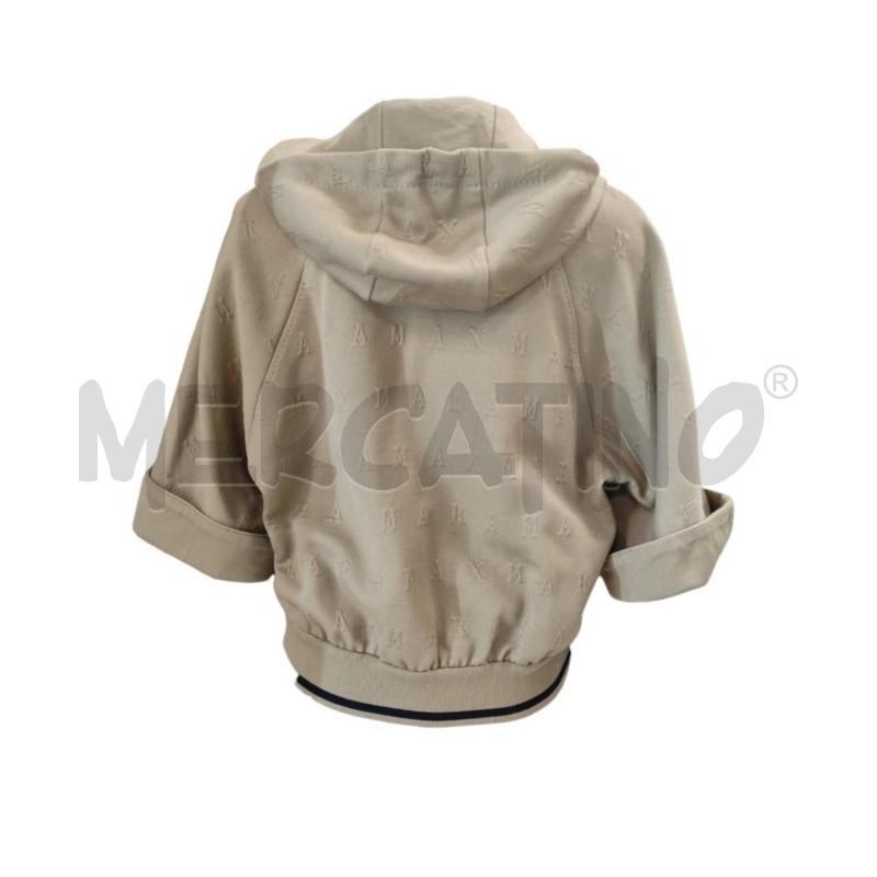 FELPA DONNA MAX MARA BEIGE ZIP LOGATA TG S | Mercatino dell'Usato Salerno torrione 2