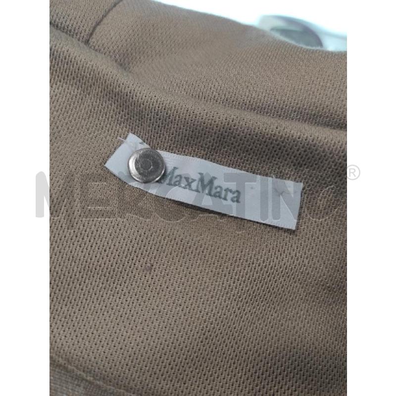 FELPA DONNA MAX MARA BEIGE ZIP LOGATA TG S | Mercatino dell'Usato Salerno torrione 3
