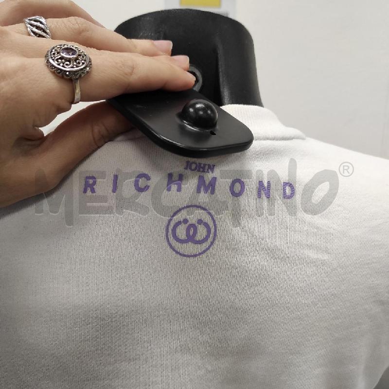 FELPA DONNA RICHMOND BIANCA TG. 16A | Mercatino dell'Usato Salerno torrione 3